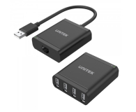 UNITEK Przedłużacz USB2.0 over IP 4xUSB; 60m; Y-2516 - 517665 - zdjęcie 1